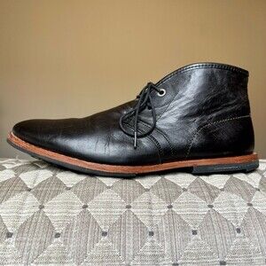 Timberland Boot Company Black Leather Ankle Lace Up Boots Booties Women’s 7